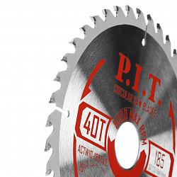 Диск пильный  185x30/20/16x1,4 мм 40T(ACTW10-185T40) PIT 