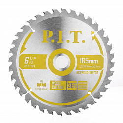 Диск пильный  165x30/20x1,4 мм 36T(ACTW10-165T36) PIT 