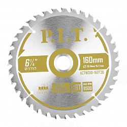 Диск пильный 160x20/16x1,4 мм 36T(ACTW10-160T36) PIT 