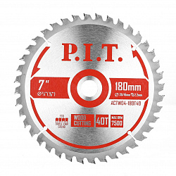 Диск пильный  180x20/16x1,4 мм 40T (ACTW04-180T40) PIT 