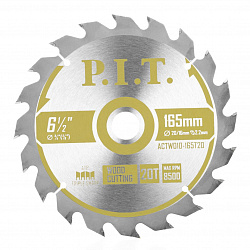 Диск пильный  165x30/20x1,4 мм 20T(ACTW10-165T20) PIT 