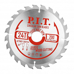 Диск пильный  200x32/30x1,4 мм 24T(ACTW10-200T24) PIT 