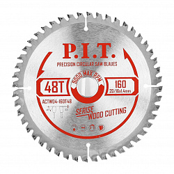 Диск пильный 160x20/16x1,4 мм 48T(ACTW04-160T48) PIT 